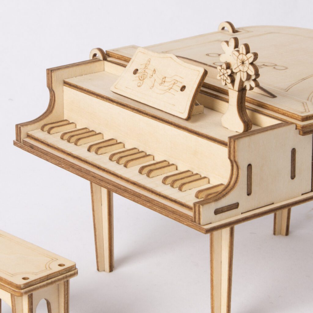 Rolife Grand Piano Wooden Model Kit 6946785163612 2